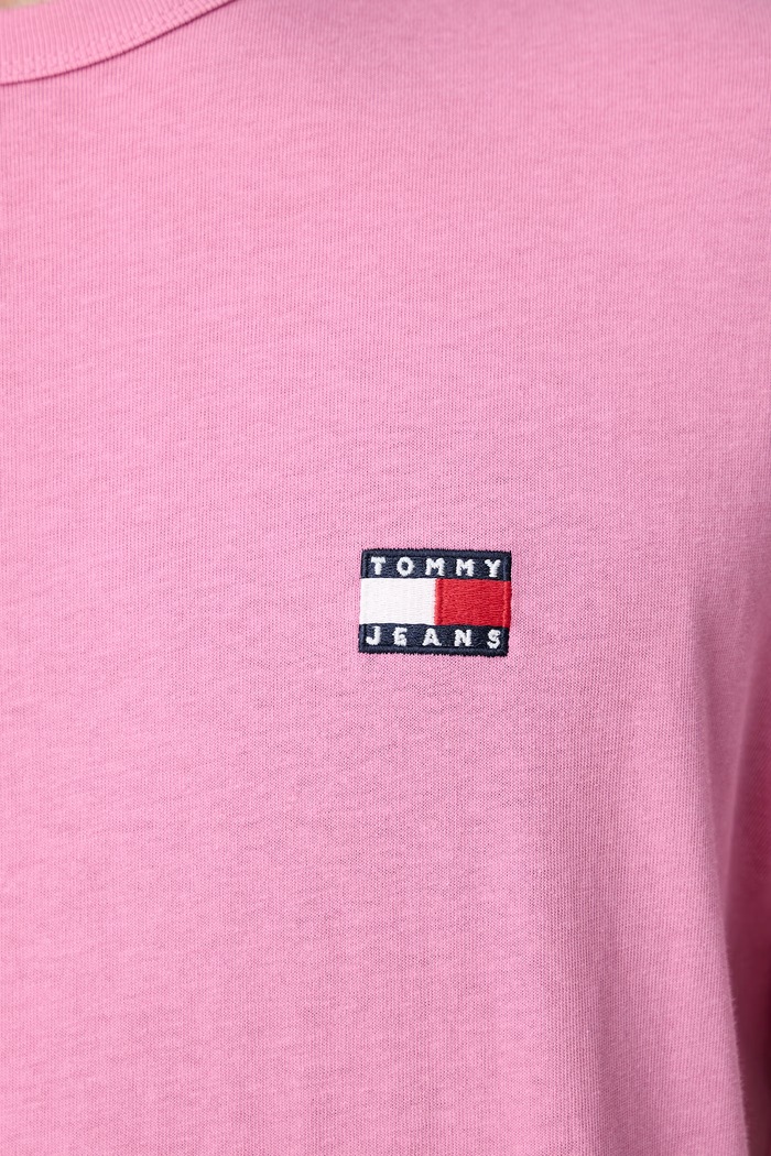 Majica muška pamučna Tommy Jeans roza DM0DM20322