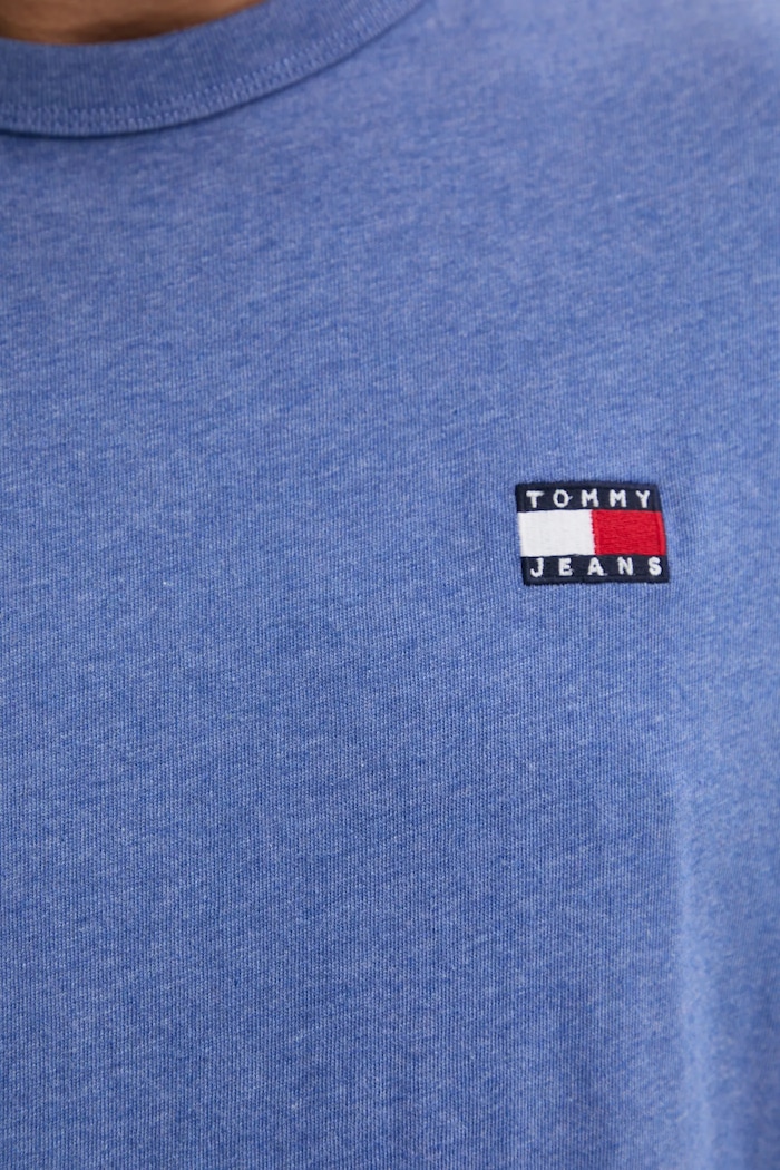 Tommy Jeans tričko pánske bavlnené DM0DM20322 fialová