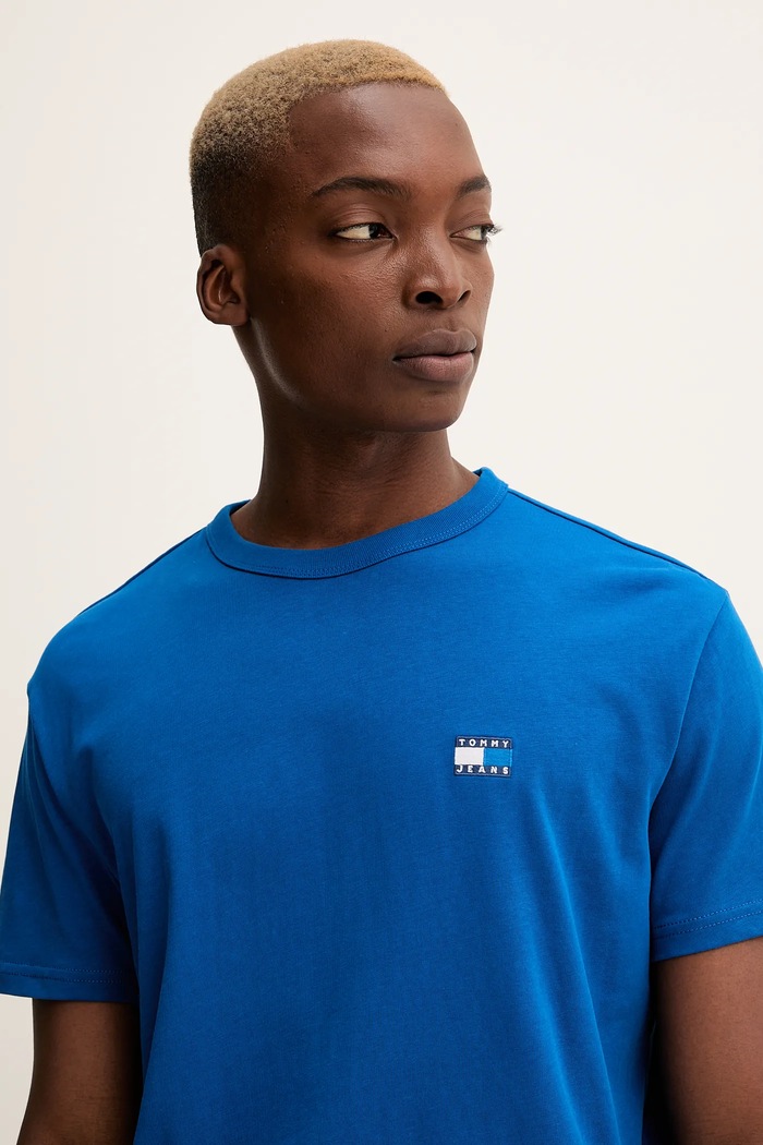 Oblečenie Tommy Jeans tričko pánske bavlnené DM0DM20322 tmavomodrá