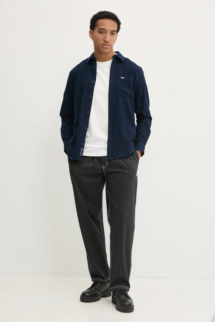 Tommy Jeans tricou DM0DM20346 alb SS25