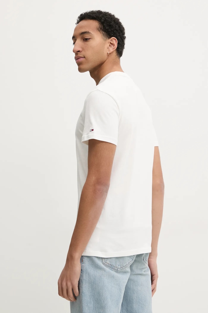 Ruházat Tommy Jeans t-shirt DM0DM21109 bézs
