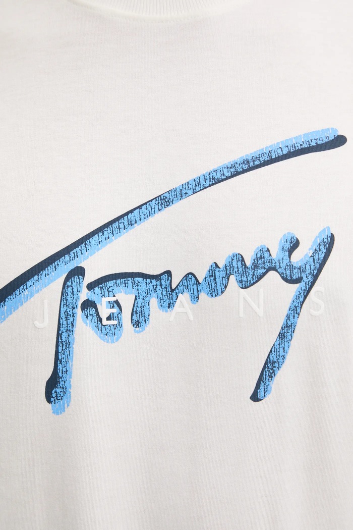 Tommy Jeans t-shirt DM0DM21109 bézs