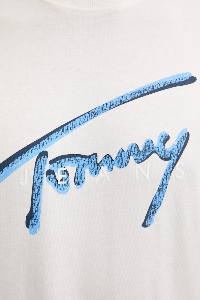 Tommy Jeans t-shirt DM0DM21109 bézs