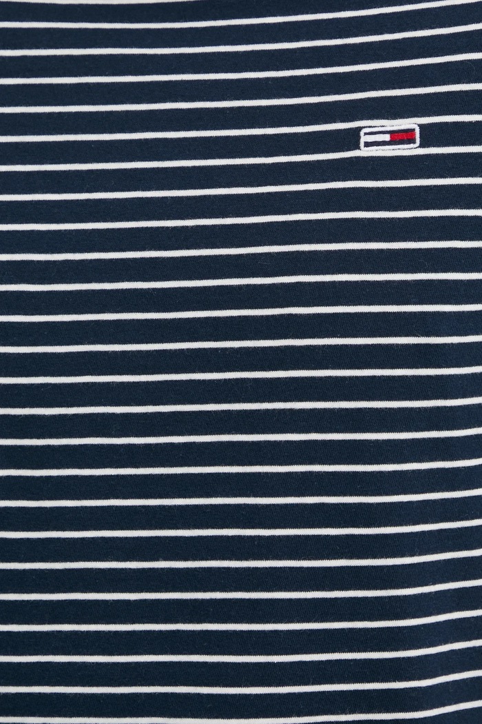 Bavlnené tričko Tommy Jeans DM0DM20377 tmavomodrá