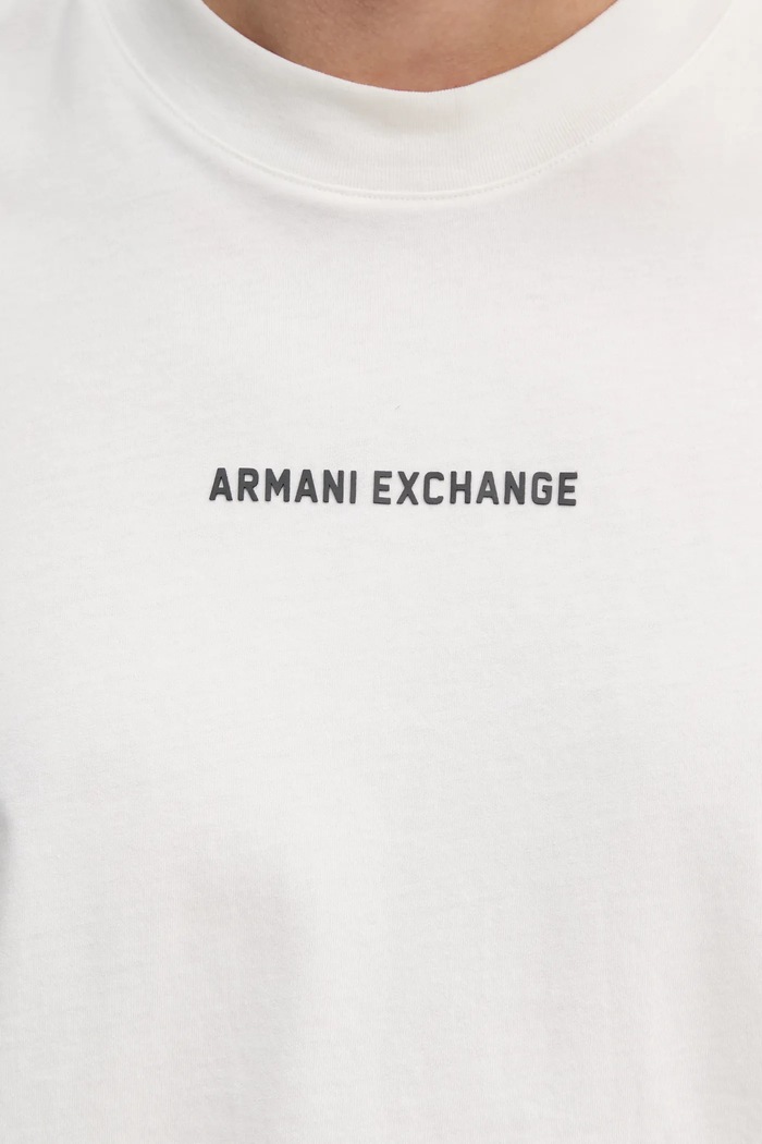 T-shirt bawełniany Armani Exchange biały XM000588.AF12308