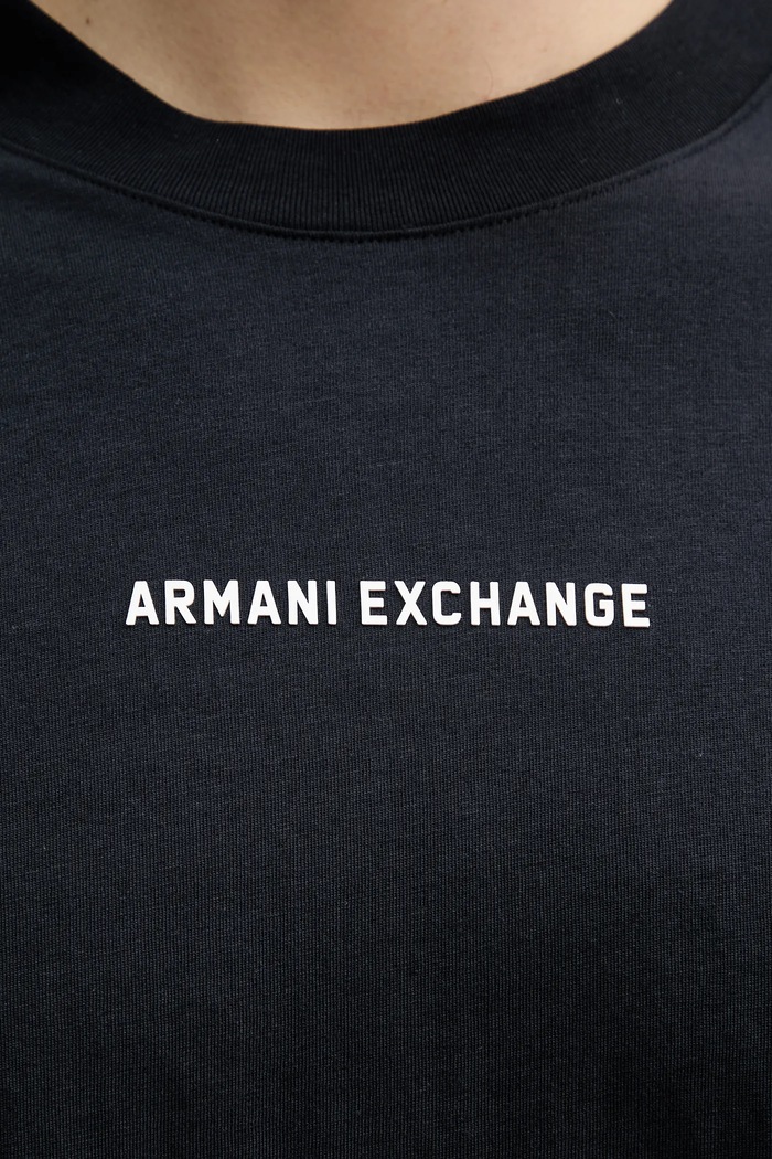 Armani Exchange t-shirt bawełniany XM000588.AF12308 granatowy