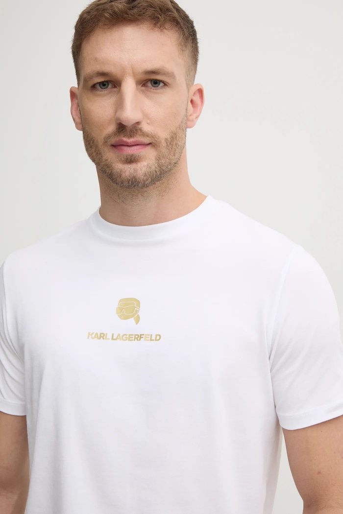 Karl Lagerfeld t-shirt biały 755461.551235