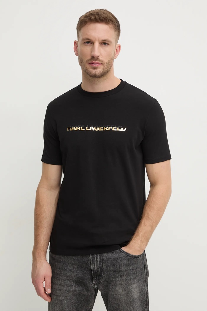 Tričko Karl Lagerfeld Karl Lagerfeld 755462.551235 černá