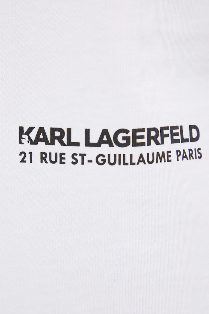 Karl Lagerfeld tricou din bumbac 551230.755192 alb