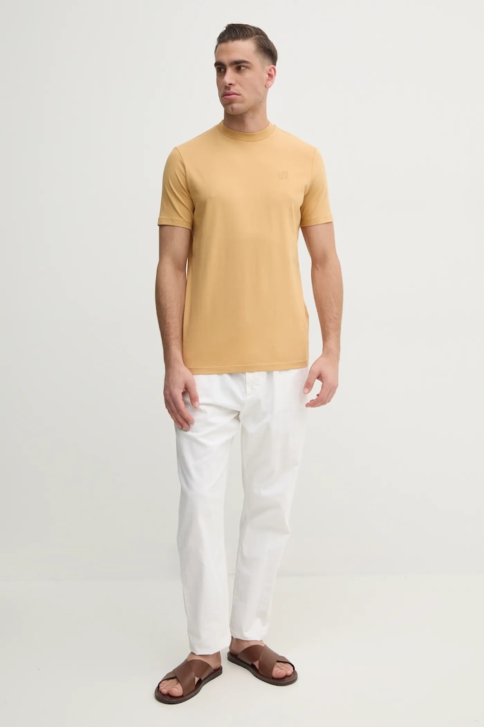 Karl Lagerfeld tricou 551221.755750 galben SS25