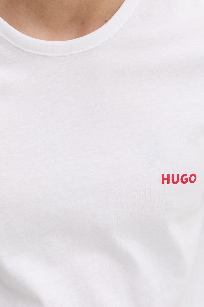 HUGO kratka majica moška bombažna T-SHIRT RN TRIPLET P paket 3 kosov 50532811