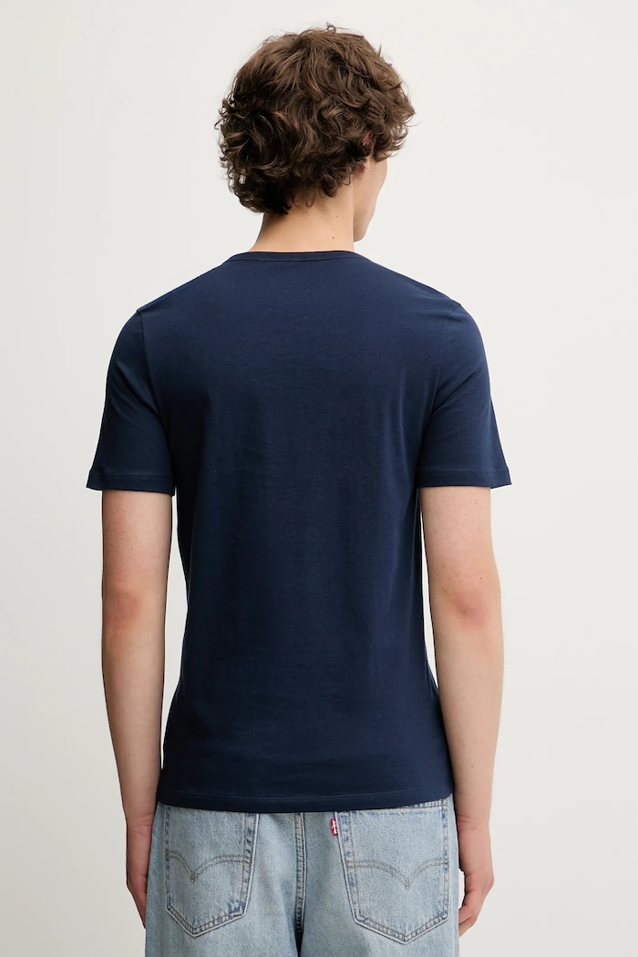 HUGO tričko pánske bavlnené T-SHIRT RN TRIPLET P 3-pak tmavomodrá 50532811
