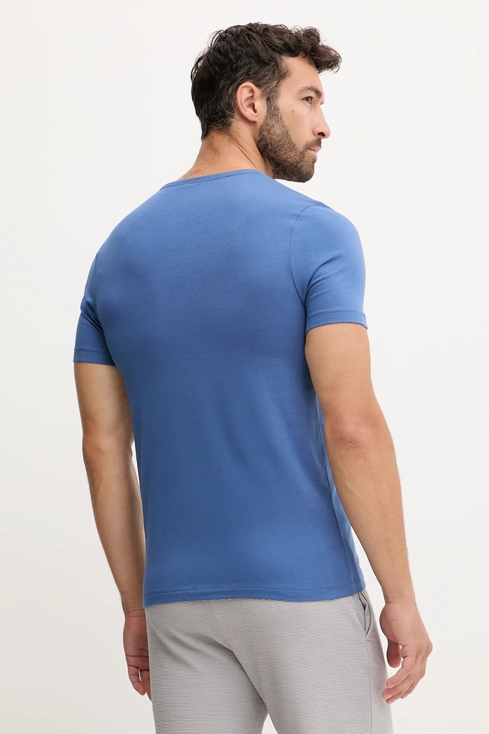 HUGO t-shirt ανδρικό βαμβακερό T-SHIRT RN TRIPLET P 3-pack πολύχρωμο 50532811