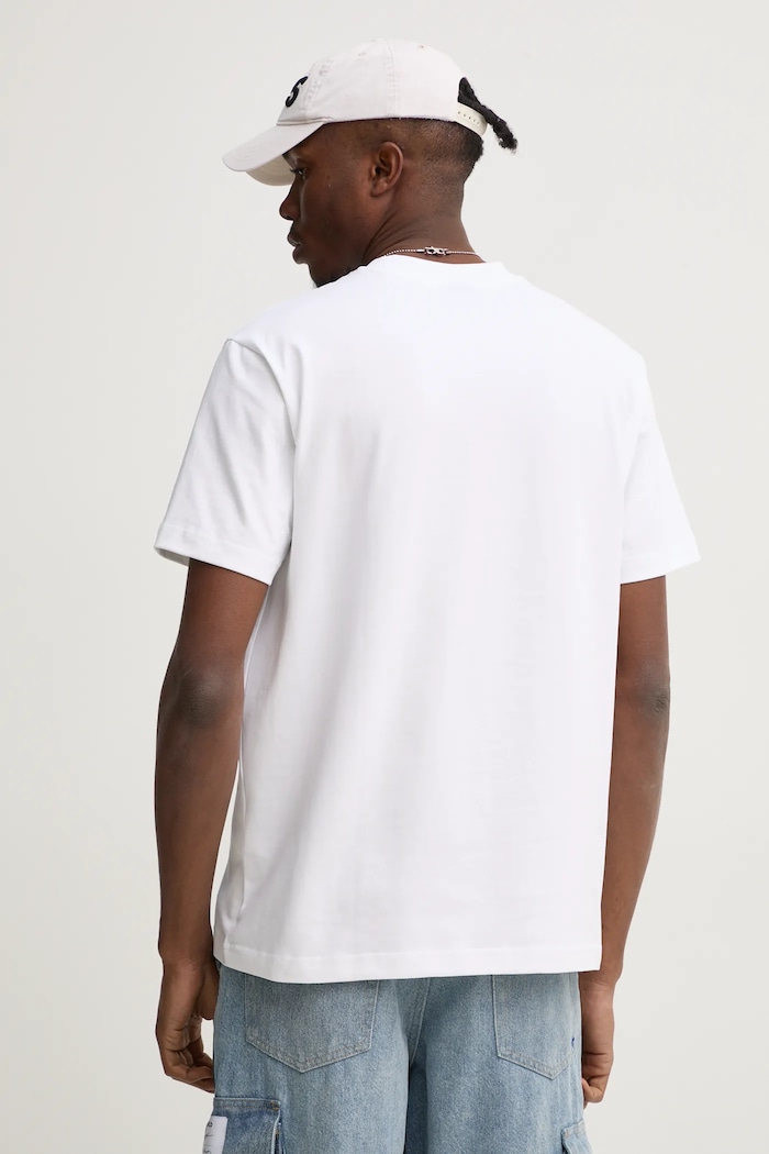 Дрехи Памучна тениска Karl Lagerfeld Jeans A1M17001 бял