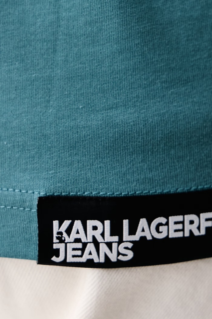Karl Lagerfeld Jeans Tričko pánské bavlněné A1M17003
