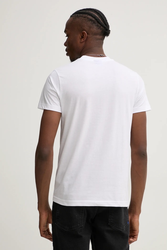 Ρούχα Karl Lagerfeld Jeans t-shirt ανδρικό με βαμβάκι A1M17112 λευκό