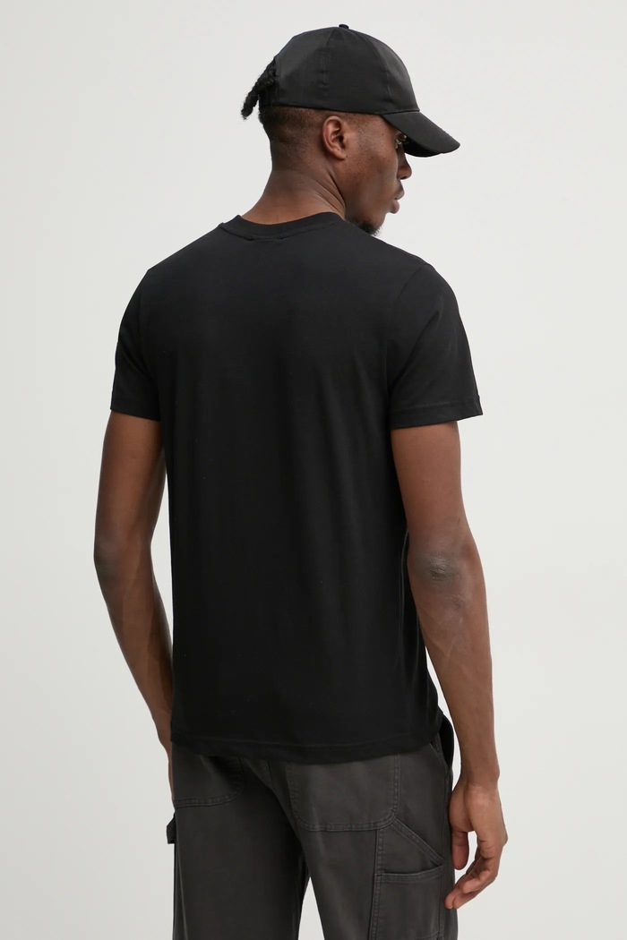 Ρούχα Karl Lagerfeld Jeans t-shirt ανδρικό με βαμβάκι A1M17112 μαύρο