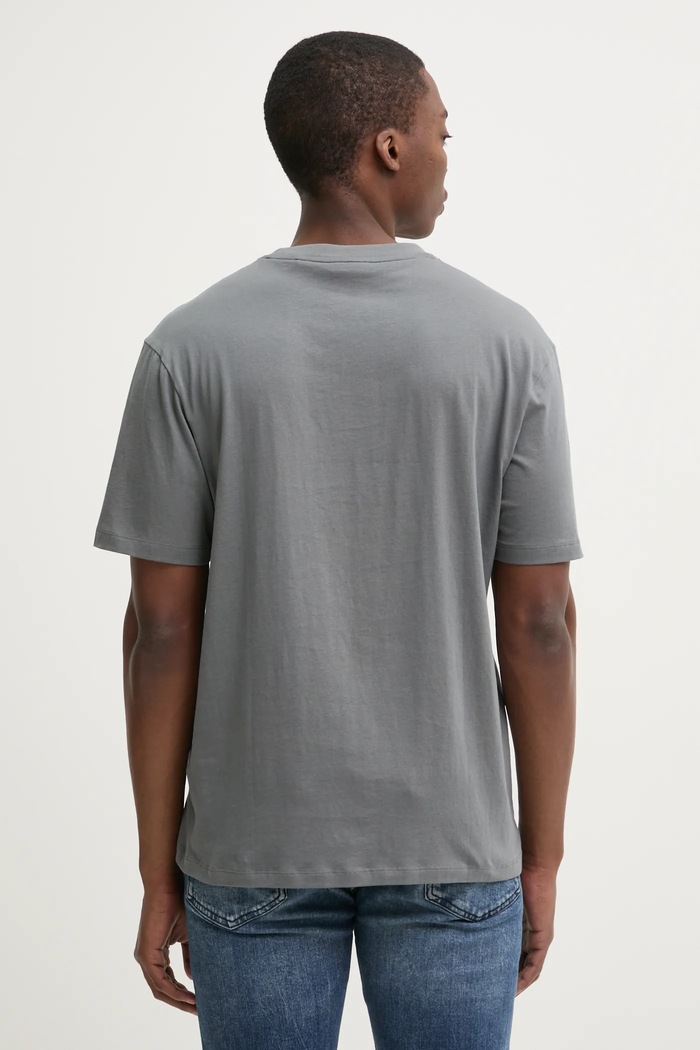 Odzież HUGO t-shirt bawełniany 50530684 szary