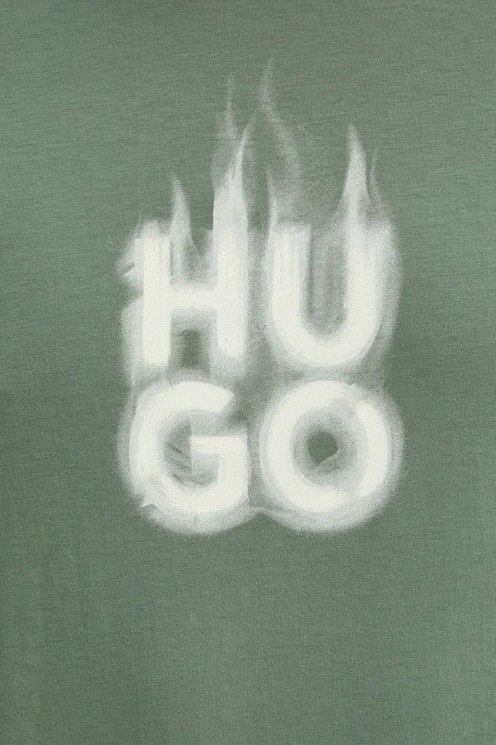 Tričko HUGO zelená 50535363
