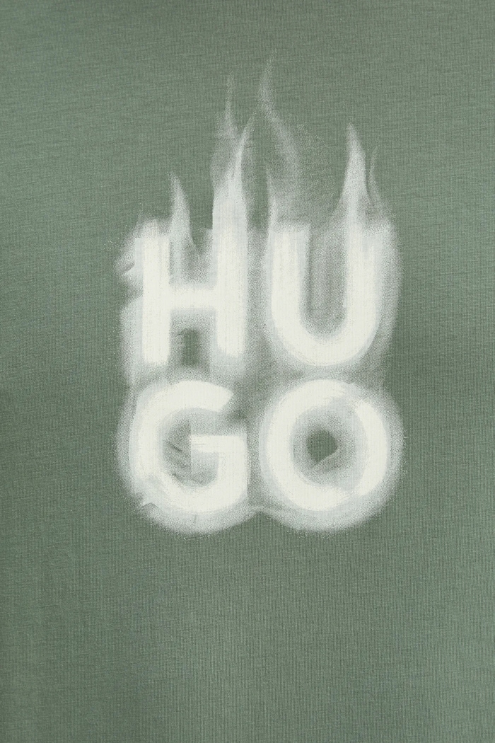 Tričko HUGO zelená 50535363