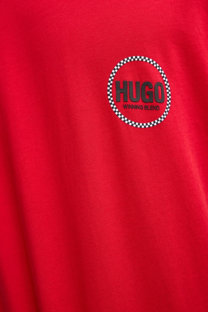 HUGO longsleeve 50531250 czerwony