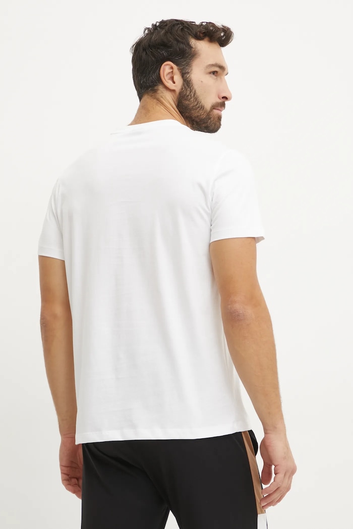 Ruházat BOSS T-shirt férfi pamut T-ShirtRN 365 50531401 fehér