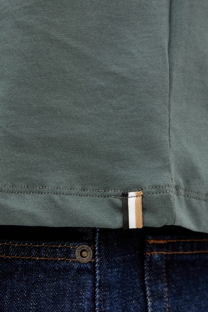 BOSS Tricou bărbătesc din bumbac T-ShirtRN 365 50531401 verde