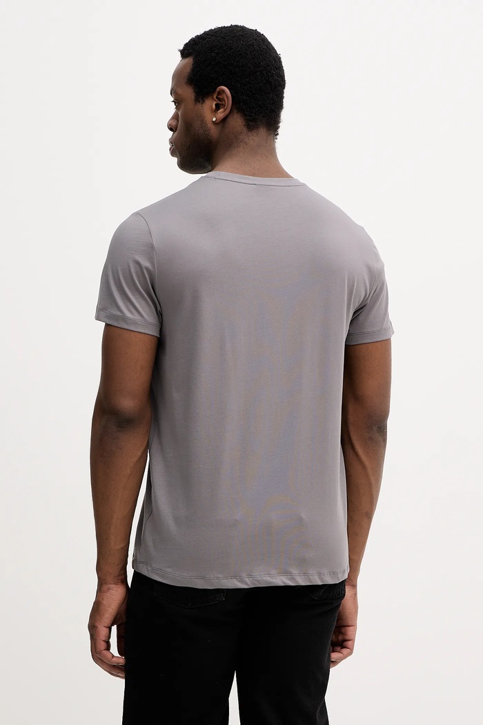 Îmbrăcăminte BOSS tricou bărbătesc din bumbac T-ShirtRN 365 50531401 gri