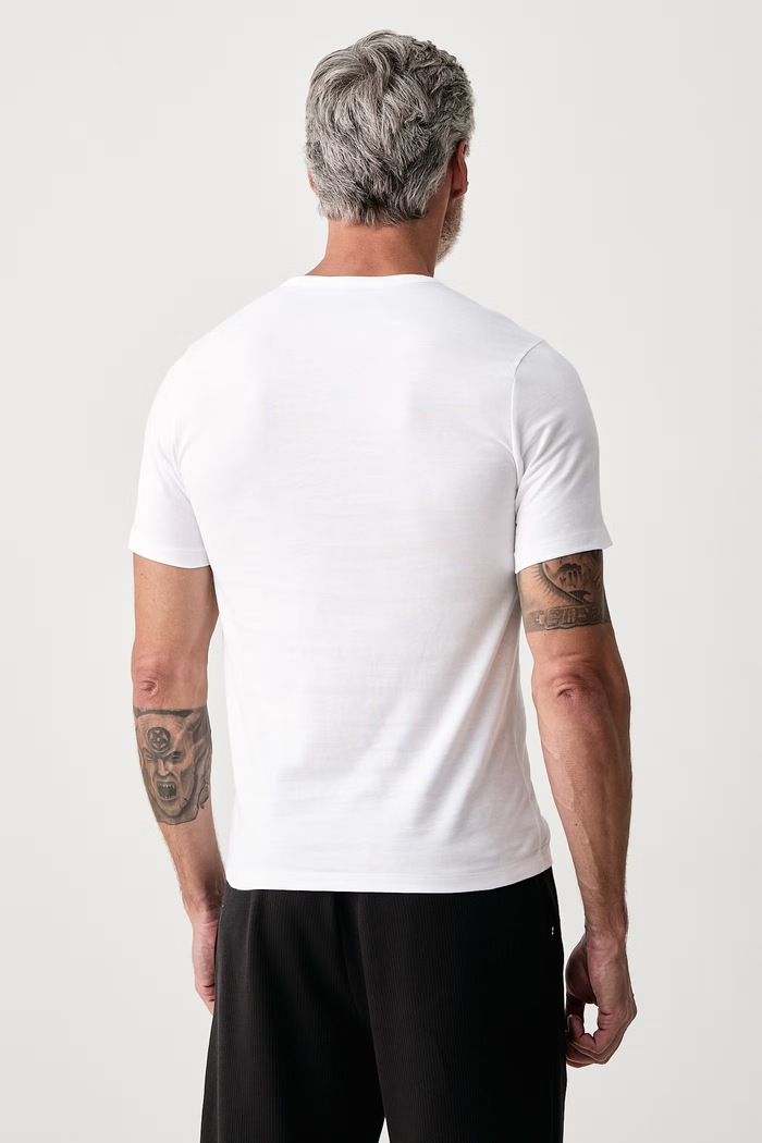 T-shirt męski bawełniany TShirtRN 3P Classic 3-pack BOSS czerwony 50532468