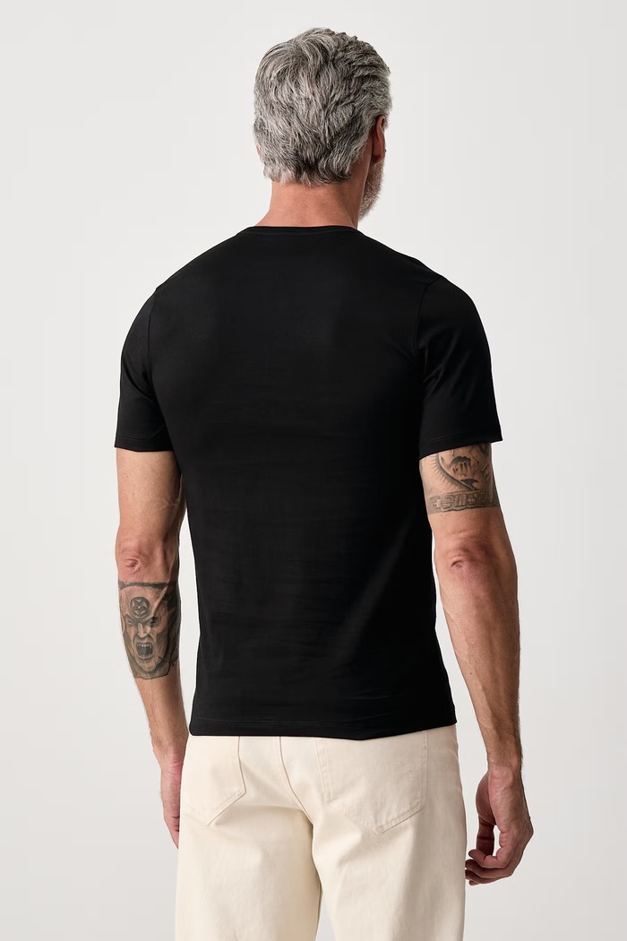 T-shirt męski bawełniany TShirtRN 3P Classic 3-pack BOSS niebieski 50532468