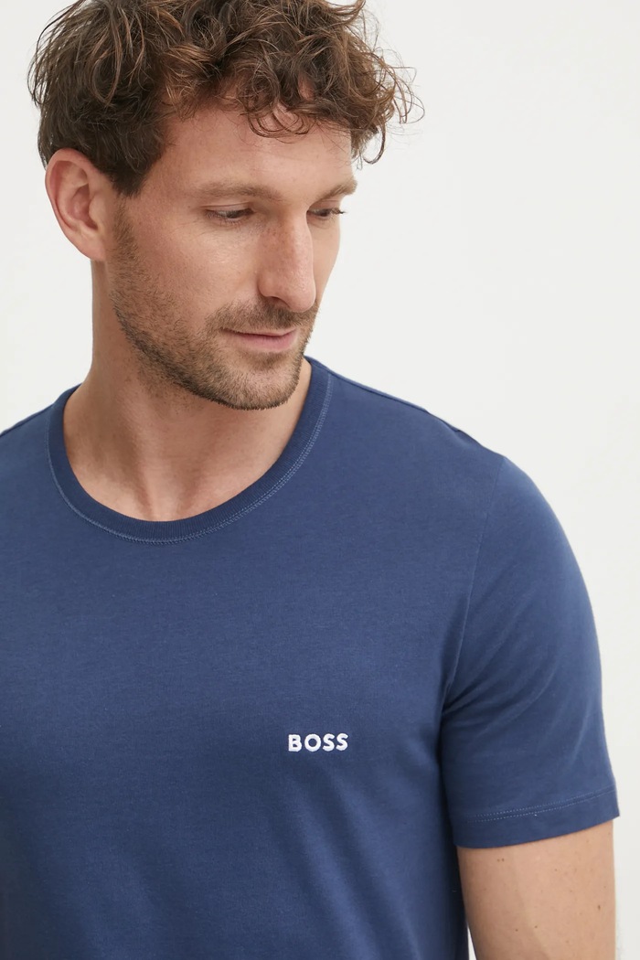 BOSS тениска мъжка от памук TShirtRN 3P Classic 3 броя 50532468