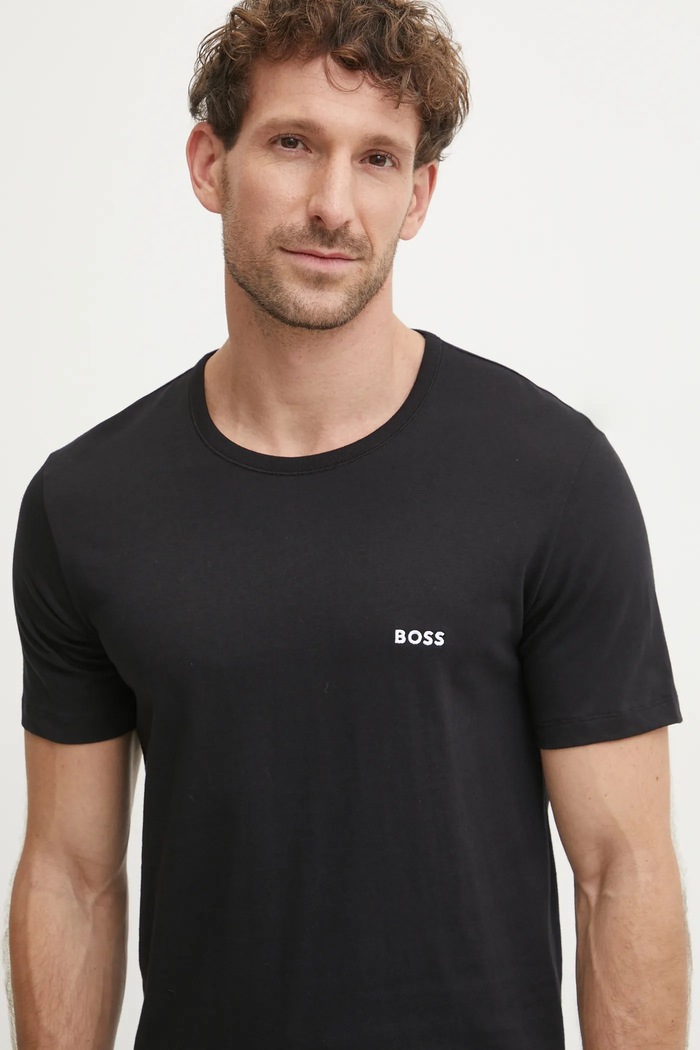 BOSS тениска мъжка от памук TShirtRN 3P Classic 3 броя 50532468