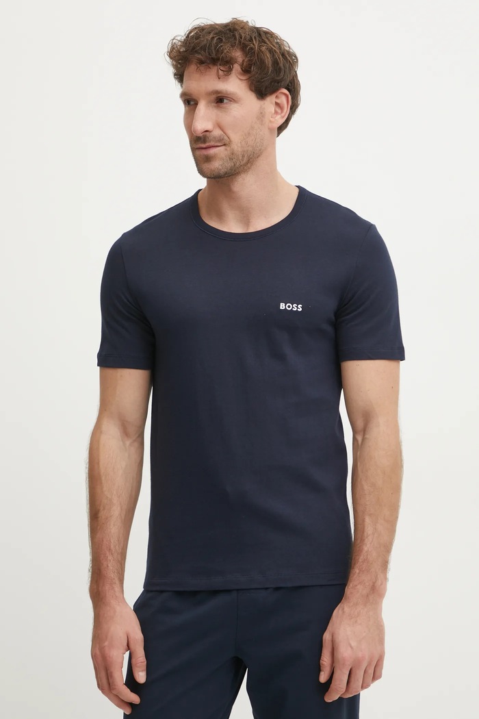 BOSS тениска мъжка от памук TShirtRN 3P Classic 3 броя 50532468