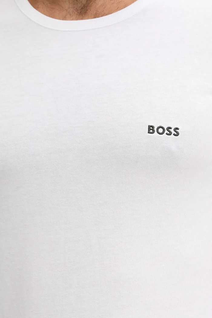 BOSS t-shirt férfi pamut TShirtRN 3P Classic 3-as csomag 50532468
