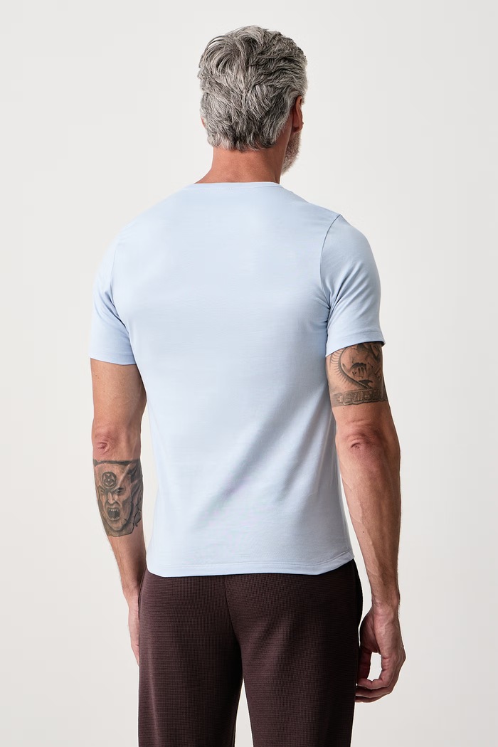 T-shirt męski bawełniany TShirtRN 3P Classic 3-pack BOSS 50532468 brązowy