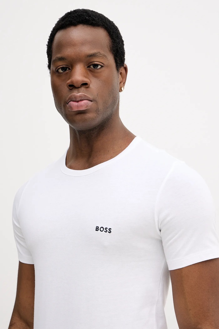 BOSS t-shirt ανδρικό βαμβακερό TShirtRN 3P Classic 3-pack 50532468