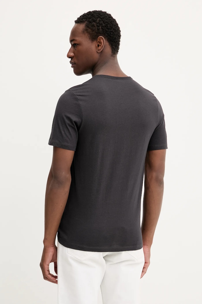 BOSS t-shirt ανδρικό βαμβακερό TShirtRN 3P Classic 3-pack γκρί 50532468