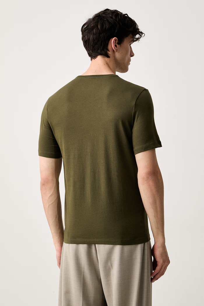 BOSS футболка чоловіча бавовняна TShirtRN 3P Classic 3 шт. 50532468 зелений