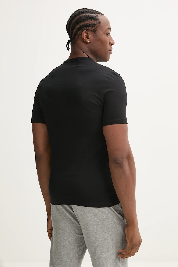 BOSS t-shirt męski bawełniany TShirtRN 3P Classic 3-pack czarny 50532468