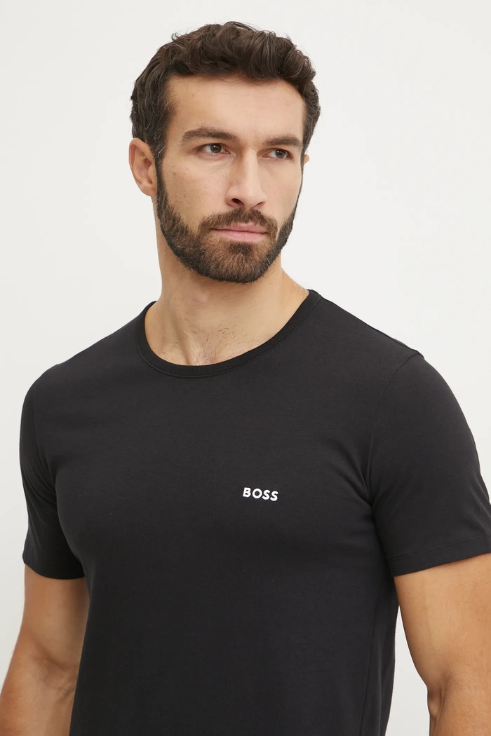 BOSS tričko pánské bavlněné TShirtRN 3P Classic 3-pack 50532468
