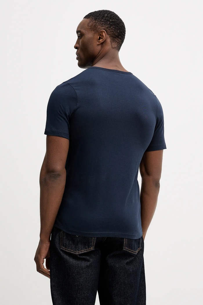 BOSS t-shirt ανδρικό βαμβακερό TShirtRN 3P Classic 3-pack 50532470 μπλε