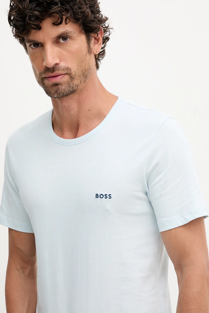 BOSS t-shirt ανδρικό βαμβακερό TShirtRN 3P Classic 3-pack 50532470
