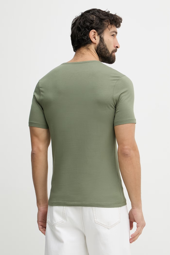 BOSS tričko pánské bavlněné TShirtRN 3P Classic 3-pack 50532470 námořnická modř