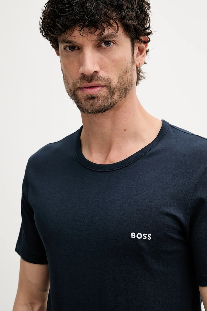 BOSS t-shirt ανδρικό βαμβακερό TShirtRN 3P Classic 3-pack 50532470