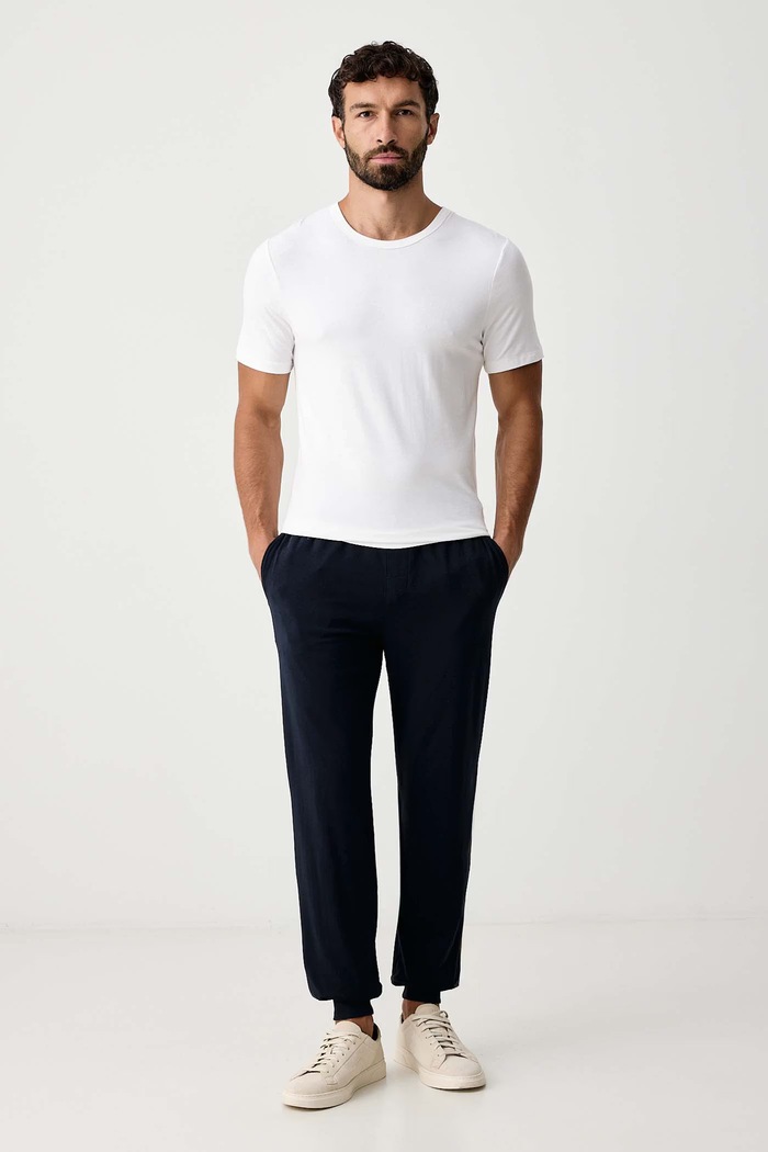 BOSS Тениска мъжка с вискоза TShirt RN 3P Bamboo 3 броя 50534019 тъмносин SS26