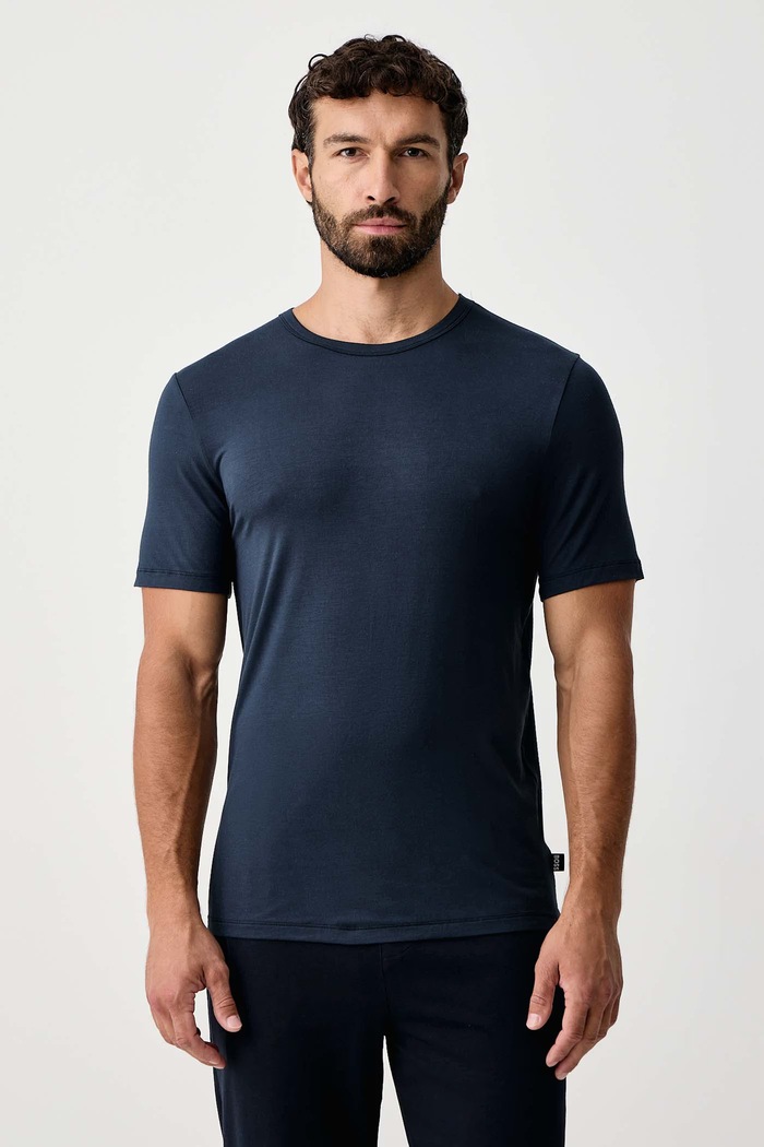 BOSS Тениска мъжка с вискоза TShirt RN 3P Bamboo 3 броя 50534019