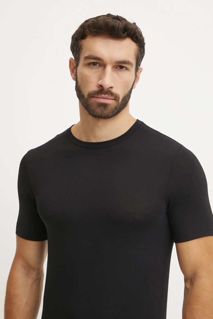 BOSS T-shirt męski z wiskozy TShirt RN 3P Bamboo 3-pack 50534019