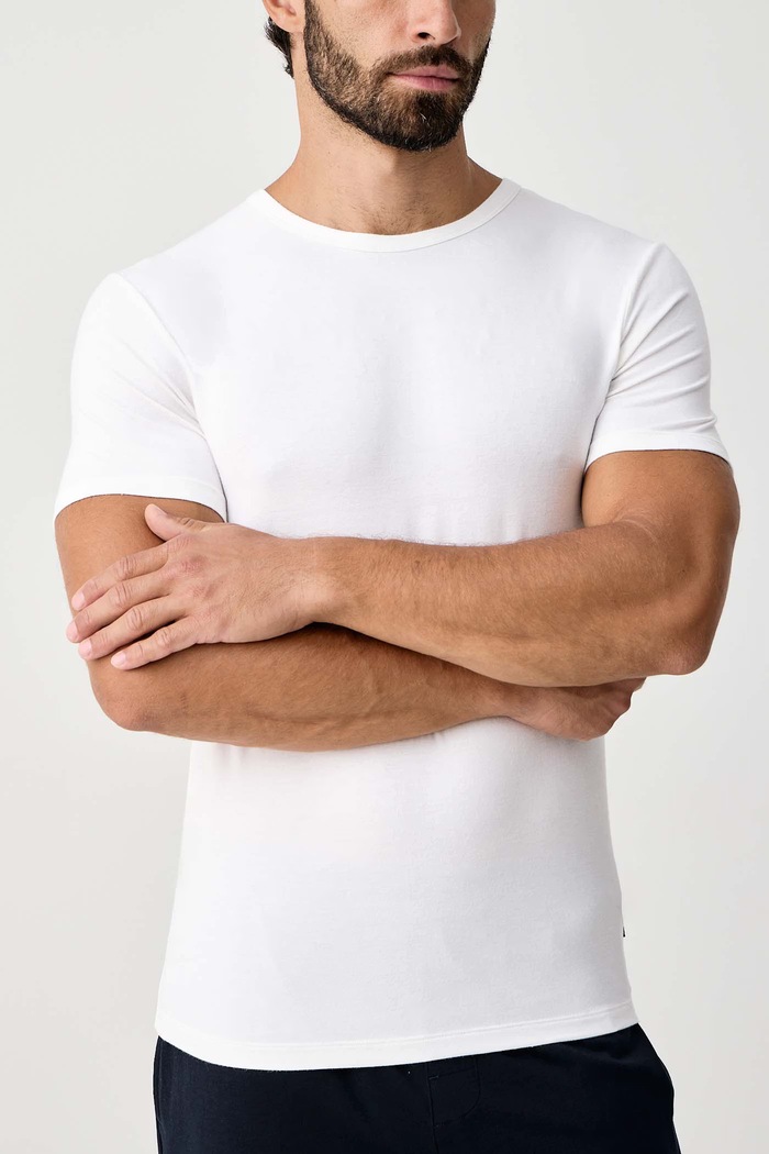 BOSS Тениска мъжка с вискоза TShirt RN 3P Bamboo 3 броя 50534019