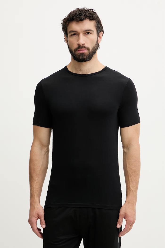 Oblečenie BOSS tričko pánske s viskózou TShirt RN 3P Bamboo 3-pak 50534019 viacfarebná