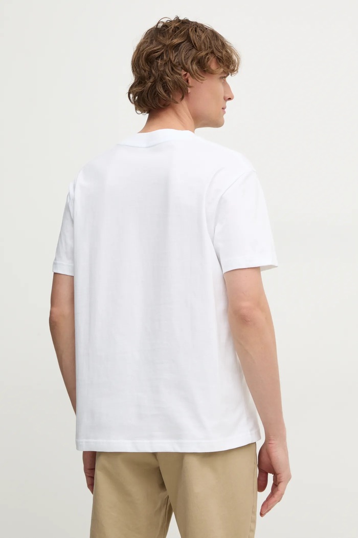 Odzież Calvin Klein Jeans t-shirt bawełniany J30J327086 beżowy